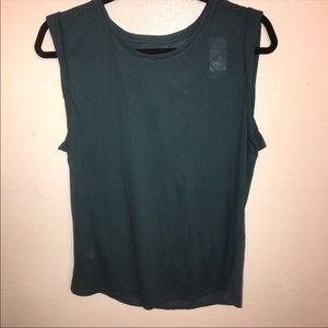 Loft Ann Taylor NWT Green Mesh Tank Top Large
